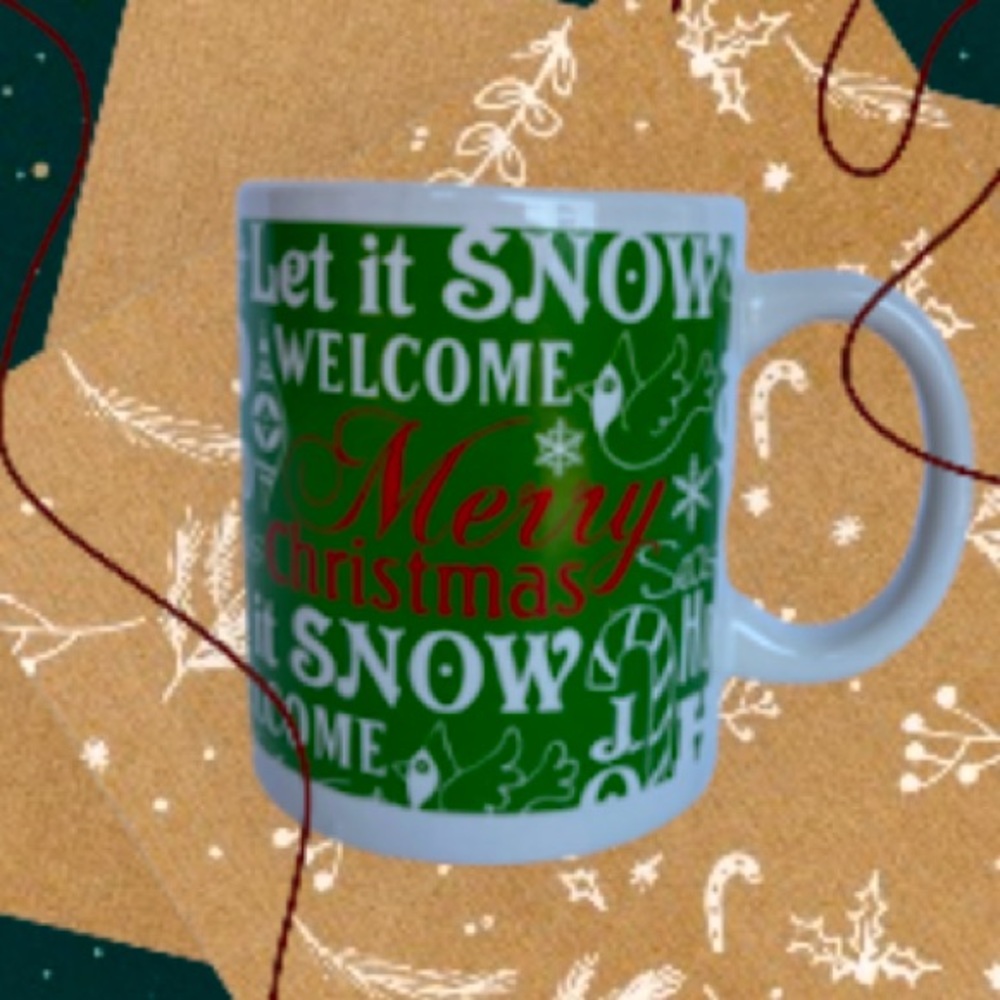 Michael’s Let It Snow Merry Christmas Holiday Mug